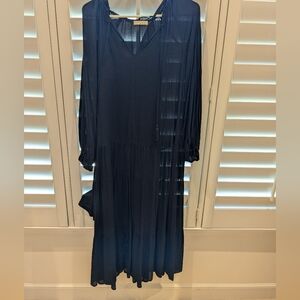 Lovestich Black Maxi Dress with Slip Medium